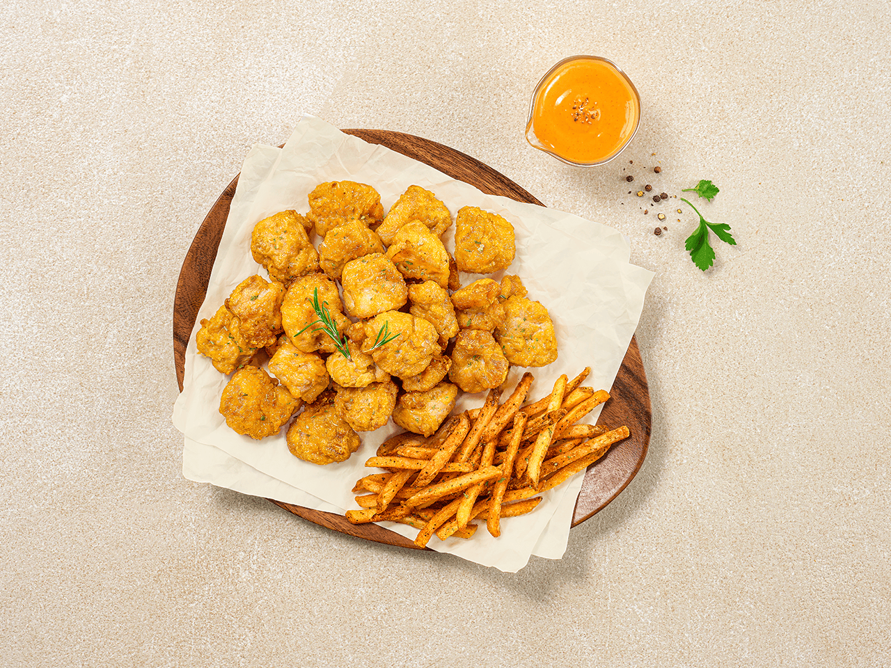 순살치킨 감튀팩